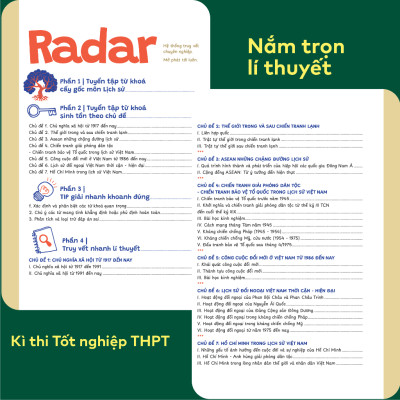 Sách P.H.A.O Lịch sử Ôn luyện thi tốt nghiệp THPT, ĐGNL (Lấy gốc lí thuyết)