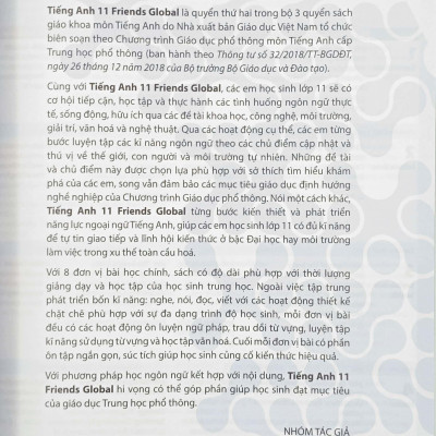 Tiếng Anh 11 Friends Global - Student Book (2023)