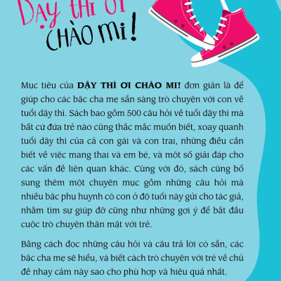 Dậy Thì Ơi Chào Mi ! - Tái Bản - Vanlangbooks