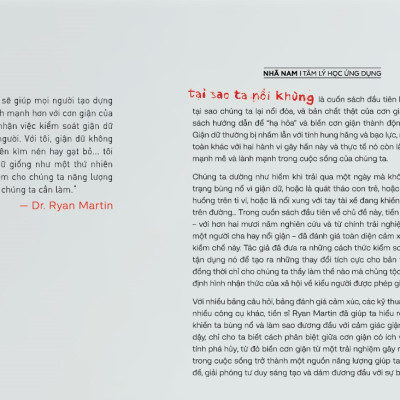 Sách - Tại sao ta nổi khùng (Dr. Ryan Martin) (Nhã Nam Official)