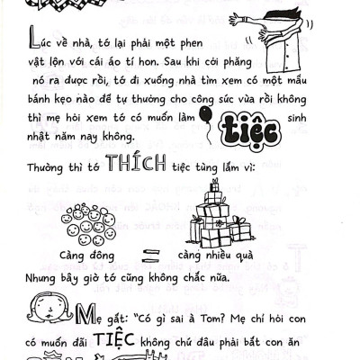 Sách - Thế Giới Tuyệt Vời Của Tom Gates - Sinh Nhật Tưng Bừng