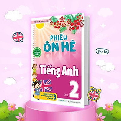 Sách Phiếu Ôn Hè Tiếng Anh Lớp 2 - Megabook