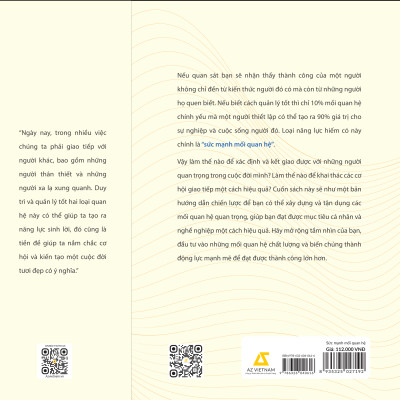 Sức Mạnh Mối Quan Hệ 10% Nhân Vật Chủ Chốt Làm Nên 90% Việc Lớn