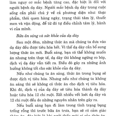 Món Ăn Bài Thuốc Cho Người Bệnh Dạ Dày