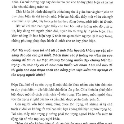 Để Trẻ Tự Do Suy Nghĩ
