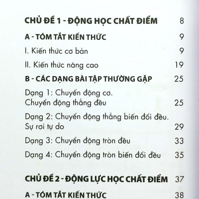 Sổ Tay Kiến Thức Vật Lí Trung Học Phổ Thông