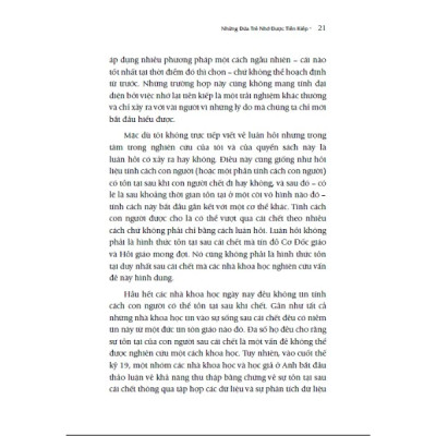 Sách Những đứa trẻ nhớ được tiền kiếp - Ian Stevenson