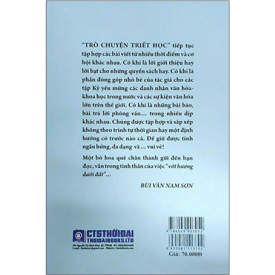 Sách - Trò Chuyện Triết Học - Tập 1, 2, 3 - Thời Đại