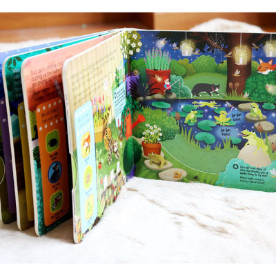 Sách Tương Tác - Sách Chuyển Động - First Explorers - Night Animals - Động Vật Ban Đêm