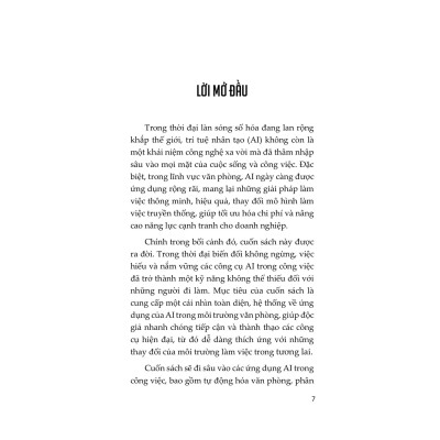 Sách - Ứng Dụng AI Trong Công Việc