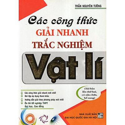 Các Công Thức Giải Nhanh Trắc Nghiệm Vật Lí
