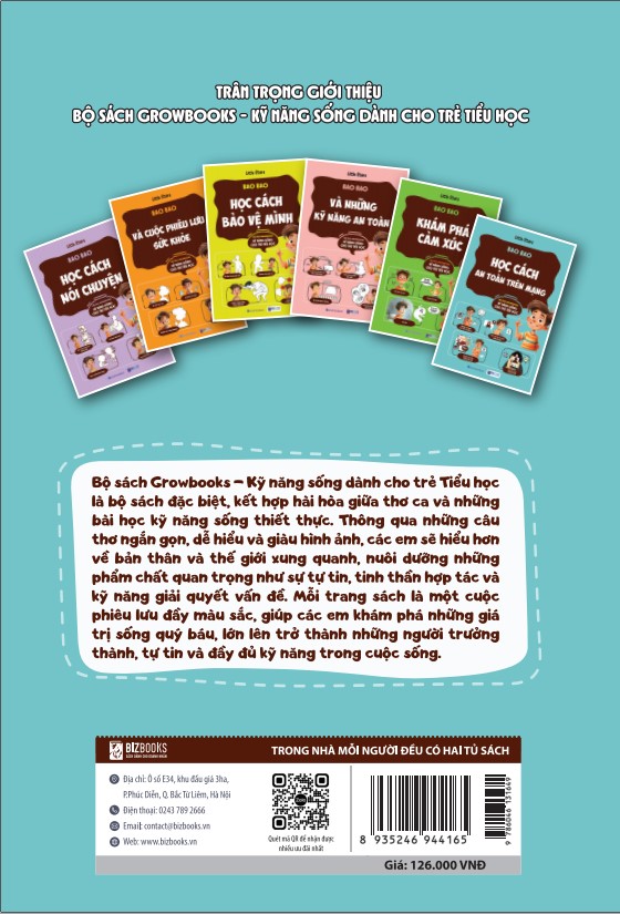 Sách Bao Bao Học Cách An Toàn Trên Mạng - Growbooks - Kỹ Năng Sống Dành Cho Trẻ Tiểu Học