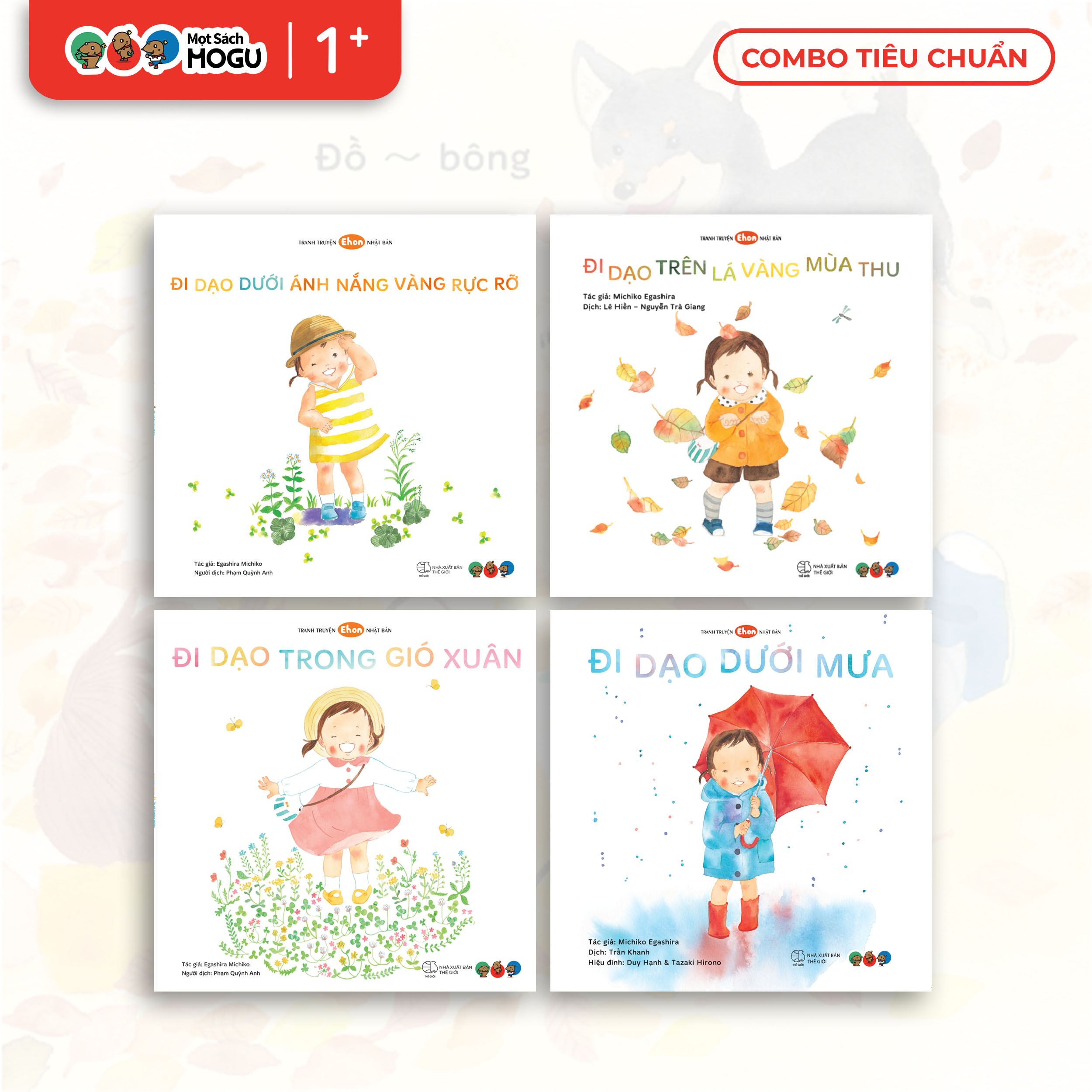 Truyện Ehon bé 1-2-3 tuổi - Bộ 5 cuốn Khám phá 4 mùa