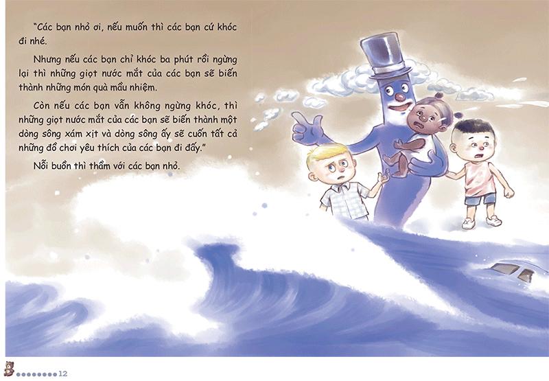 Sách Song Ngữ Bồi Dưỡng Tâm Lý, Trí Tuệ Cho Trẻ - Nỗi Buồn Ơi, Tạm Biệt Nhé!
