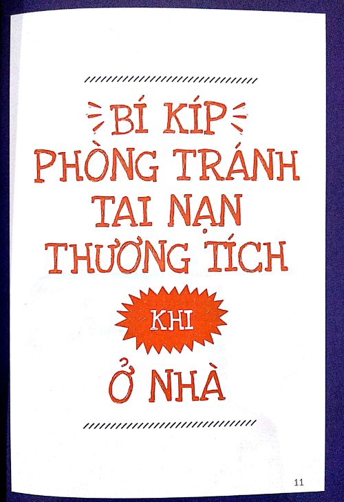 15 Bí Kíp Giúp Tớ An Toàn - Cẩm Nang Phòng Tránh Tai Nạn Thương Tích (Dành Cho Trẻ Em)