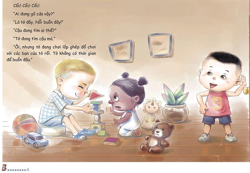 Sách Song Ngữ Bồi Dưỡng Tâm Lý, Trí Tuệ Cho Trẻ - Nỗi Buồn Ơi, Tạm Biệt Nhé!