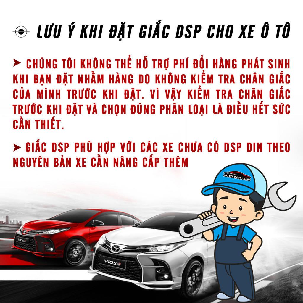 Dây cắm Amply/DSP TOYOTA, kết nối đầu nguyên bản cho xe ô tô Toyota Camry, Senna 21, Highlander 21, Avalon.