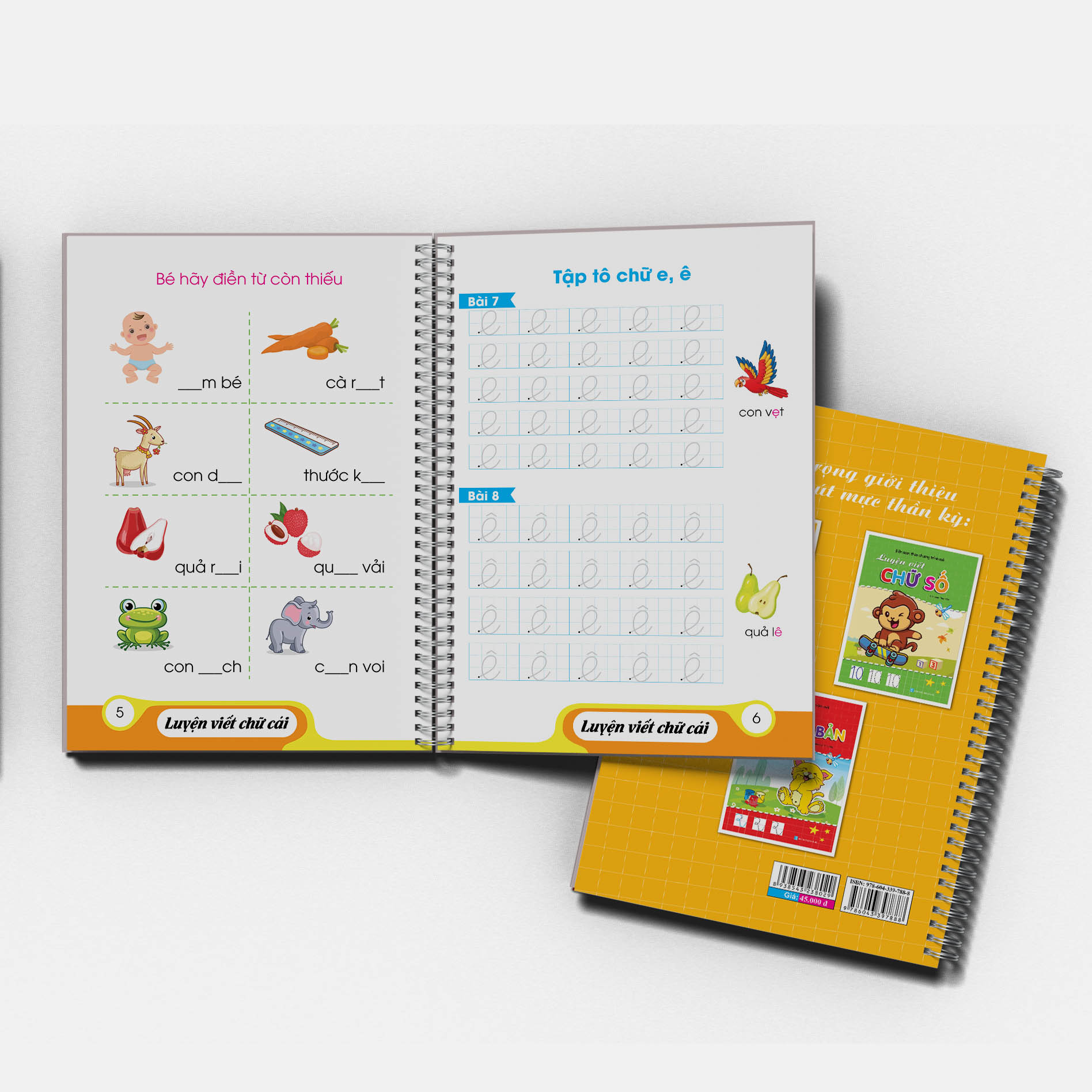 Combo 3 cuốn Luyện viết thần kỳ, mực tự biến mất - tặng kèm bút