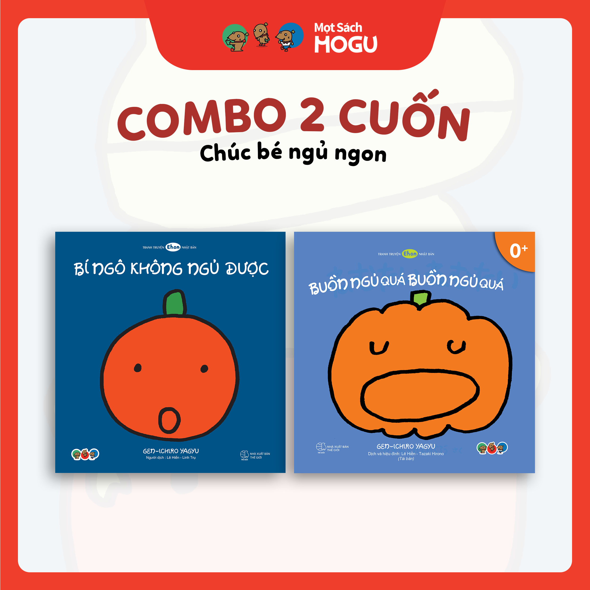 Truyện Ehon bé 1-2-3 tuổi - Bộ 2 cuốn Chúc bé ngủ ngon