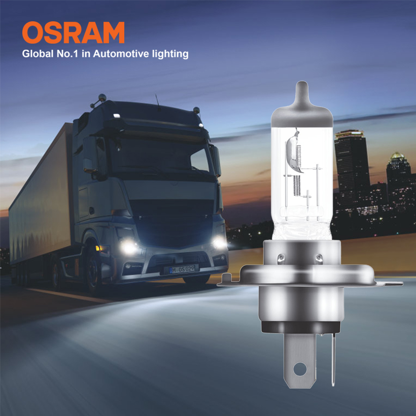 Bóng Đèn Halogen OSRAM Super Bright H4 24V 100/90W - Nhập Khẩu Chính Hãng