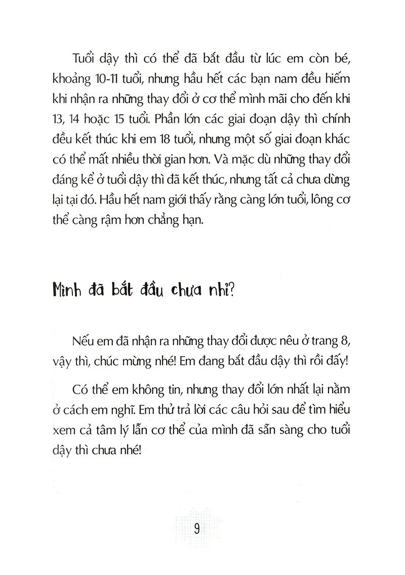 Tuổi Dậy Thì - Từ “Cậu Bé” Đến “Anh Chàng"