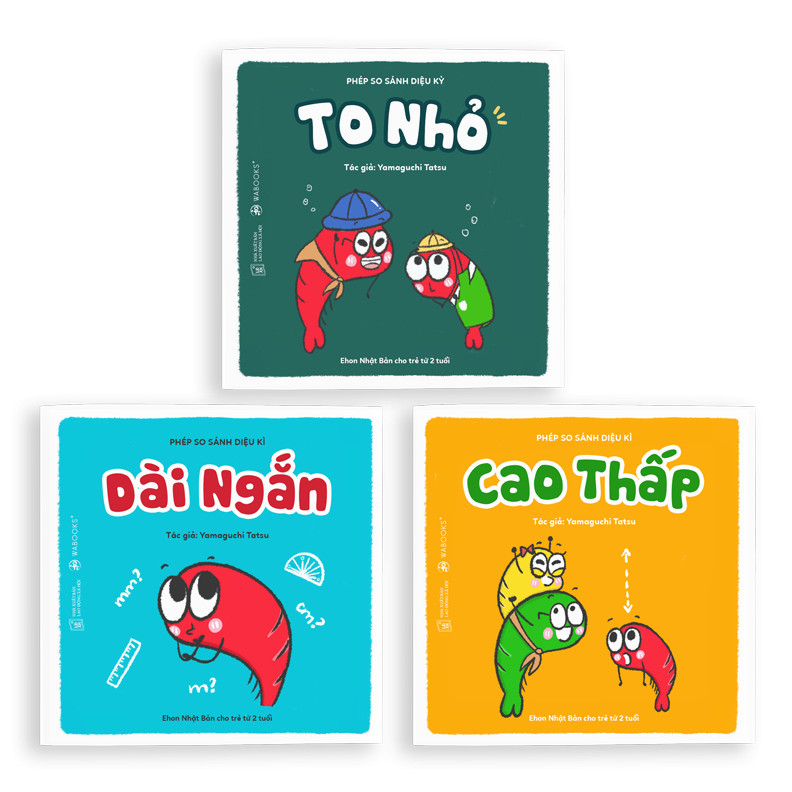 Combo 2 bộ Ehon (6 cuốn) dành cho bé từ 0 tuổi - Vương quốc trái cây - Phép so sánh diệu kì