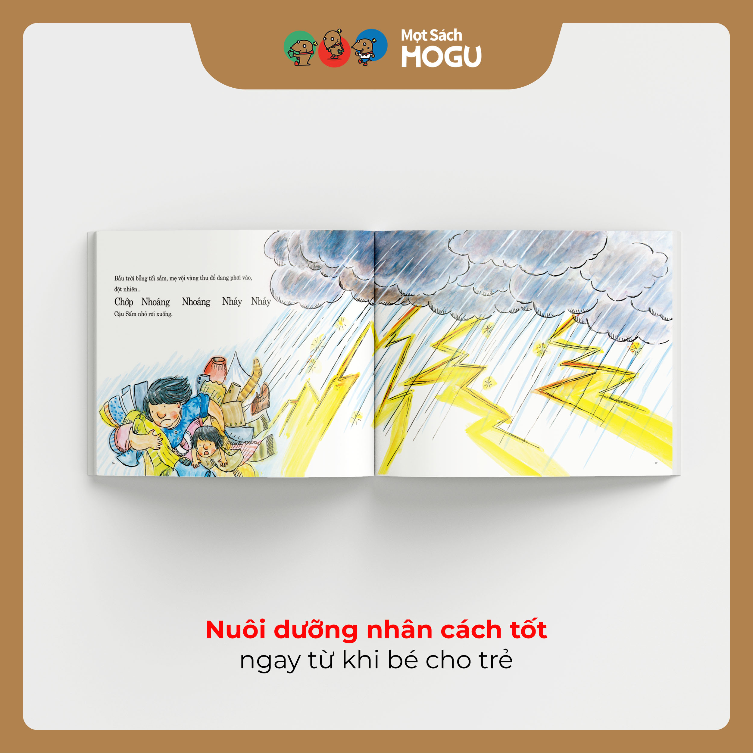 Truyện Ehon bé 3-4-5 tuổi - Mẹ Giặt Đồ