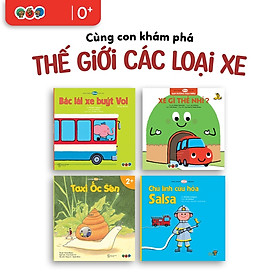 Combo Ehon Nhật Bản: Thế Giới Các Loại Xe (0 Đến 3 Tuổi) - 4 Cuốn