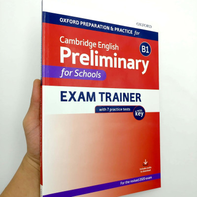 Oxford Preparation And Practice For Cambridge English B1 Preliminary For Schools Exam Trainer With Key