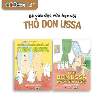Truyện Ehon bé 3-4-5 tuổi - Bộ 2 cuốn Thỏ Don Ussa