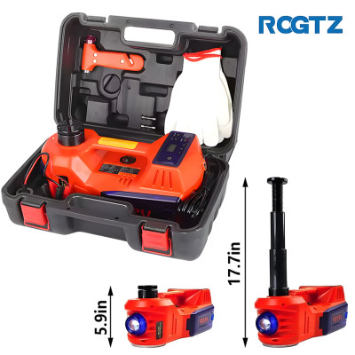 Bộ nâng kích gầm điện, kiêm máy bơm lốp tự ngắt 2 trong 1 Thương hiệu Đức ROGTZ TY-EHJ03, Tải 5 Tấn - Hàng Nhập Khẩu, BH 12 Tháng