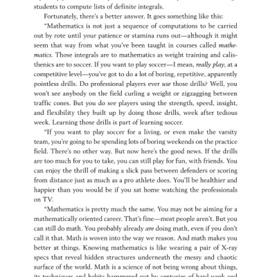 How Not To Be Wrong: The Power Of Mathematical Thinking