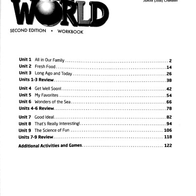 Our World 2nd Edition American English 4 Workbook