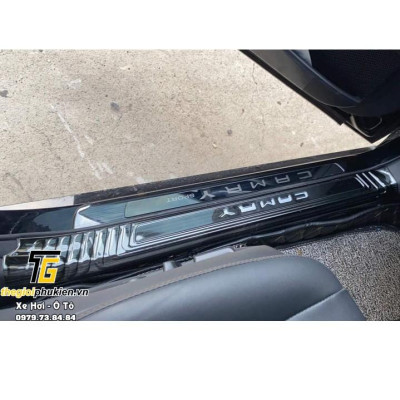 Combo ỐP BẬC CỐP VÀ BẬC CỬA xe Toyota Camry 2019 vân Titan