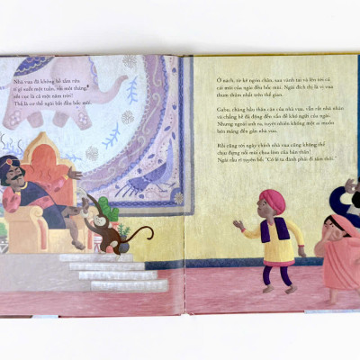 Sách - Ông vua chân thối (truyện cổ tích hài hước Ấn Độ cho bé từ 4 tuổi+) - Bìa cứng