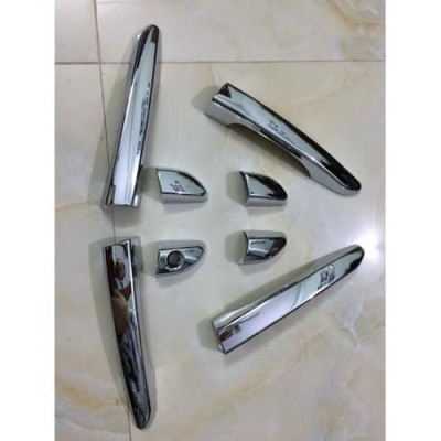 Bộ ốp tay nắm, hõm cửa xe dành cho Hyundai Tucson 2016-2021 -mạ Crom