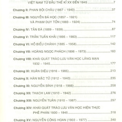 Văn Học Việt Nam Từ Đầu Thế Kỉ XX Đến 1945