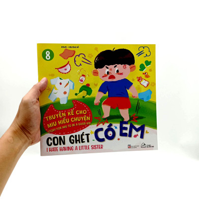 Sách Ehon Truyện Kể Cho Miu Hiểu Chuyện - Con Ghét Có Em