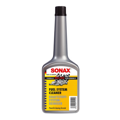 Phụ gia xăng cho ô tô Sonax 515100 250ml - tặng 1 khăn 3M màu ngẫu nhiên - làm sạch hệ thống xăng, tẩy sạch carton, kim phun, đầu xi lanh, tiết kiệm nhiên liệu