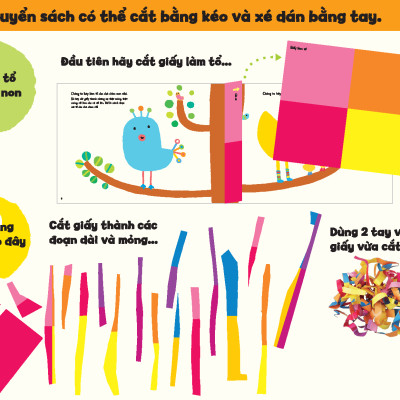 Sách - Dtpbooks - Cắt Dán Thật Vui! - Tủ sách vui để học