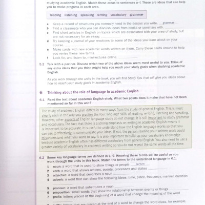 Cambridge Academic English B1+ Intermediate Student