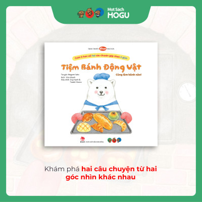 Truyện Ehon bé 3-4-5 tuổi - Tiệm bánh động vật