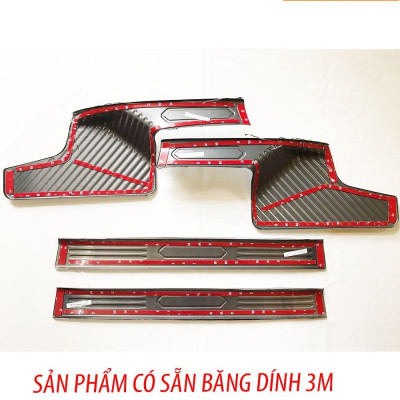 Ốp bậc cửa , nẹp bước chân Honda CRV 2018-2022 cao cấp -mẫu Titan 8 chi tiết