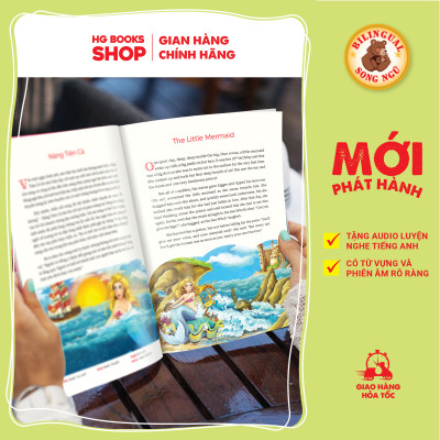 Sách song ngữ – Truyện kể cho bé trước giờ đi ngủ – Quyển 1 – Cùng con phát triển IQ, EQ và làm quen với tiếng Anh kèm File Audio