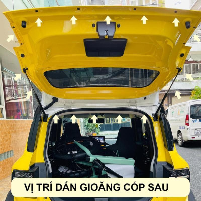 Gioăng chống ồn cho Xe VF3 chống ồn, ngăn bụi và thoát nhiệt điều hòa hiệu quả dễ dàng tự làm tại nhà