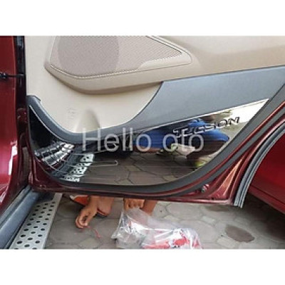 Ốp Tapli Cửa Dành Cho Xe Tucson 2016 đến 2020 Mẫu Titan