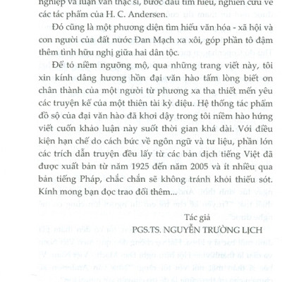 Đại Văn Hào H. C. Andersen Và Sức Lan Toả Trong Văn Học - Nghệ Thuật Việt Nam