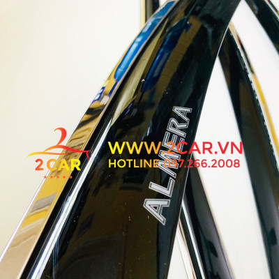 Vè che mưa xe NISSAN ALMERA 2021- 2022 - 2023 Chỉ Inox cao cấp nhất