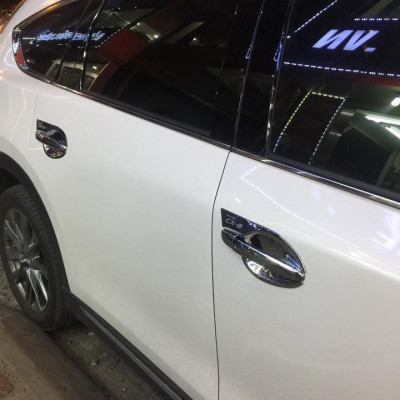 Bộ ốp tay nắm, ốp hõm cửa xe Mazda CX-8, CX8