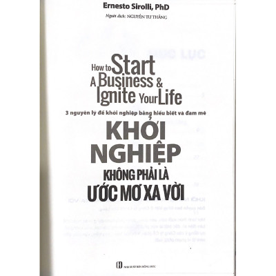 Khởi Nghiệp Không Phải là Ước Mơ Xa Vời